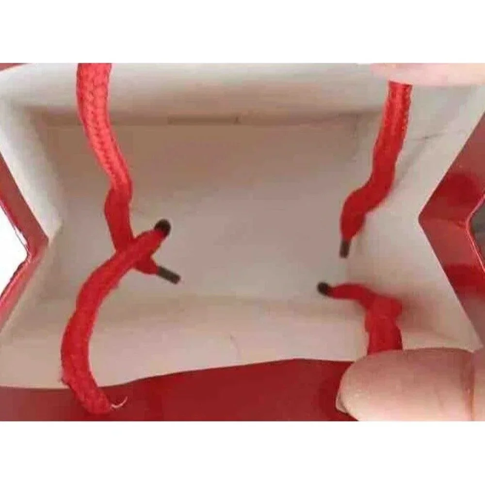 Cartier Red Gift & Shopping Empty Bag Only - H 6
